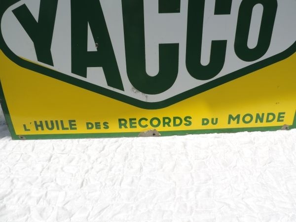 Plaque émaillée YACCO