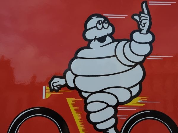 Plaque émaillée Michelin