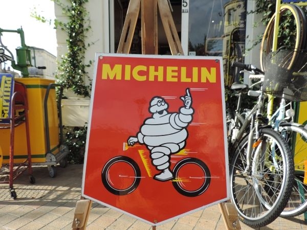 Plaque émaillée Michelin