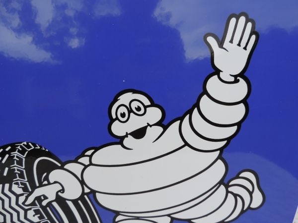 Plaque émaillée MICHELIN
