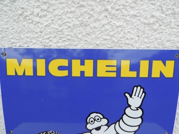 Plaque émaillée MICHELIN
