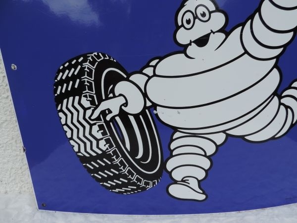 Plaque émaillée MICHELIN