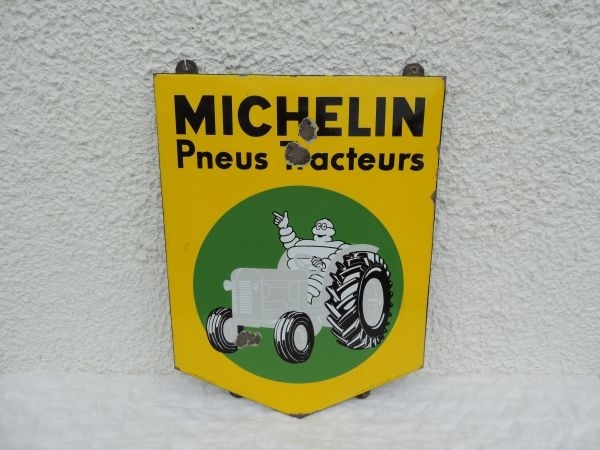 Plaque émaillée MICHELIN