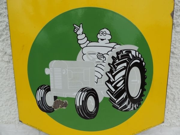 Plaque émaillée MICHELIN