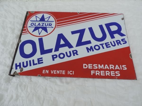Plaque émaillée OLAZUR