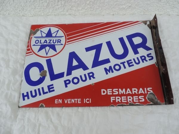 Plaque émaillée OLAZUR