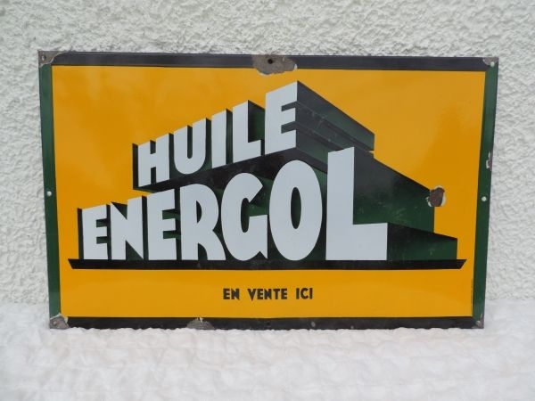 Plaque émaillée ENERGOL