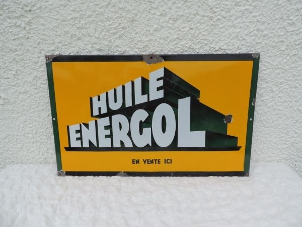 Plaque émaillée ENERGOL