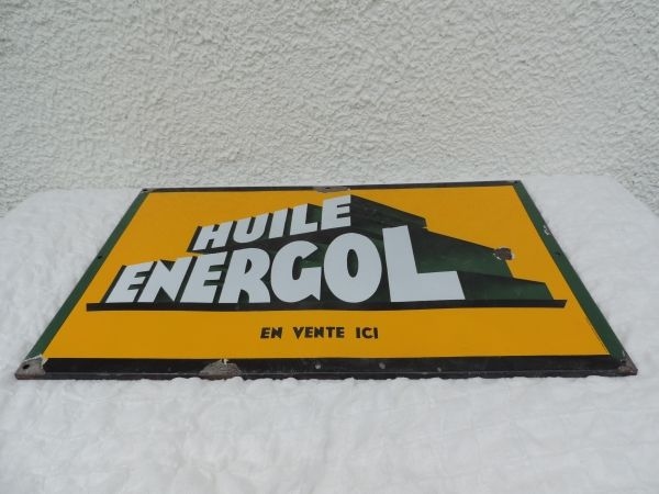 Plaque émaillée ENERGOL