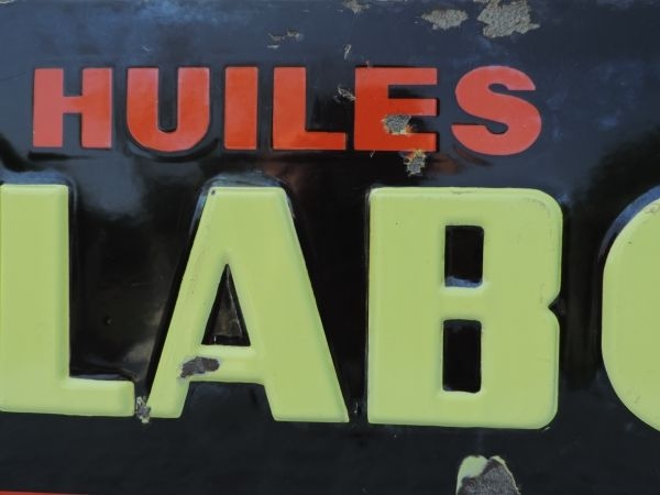 Plaque émaillée LABO