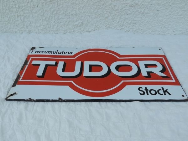Plaque émaillée TUDOR