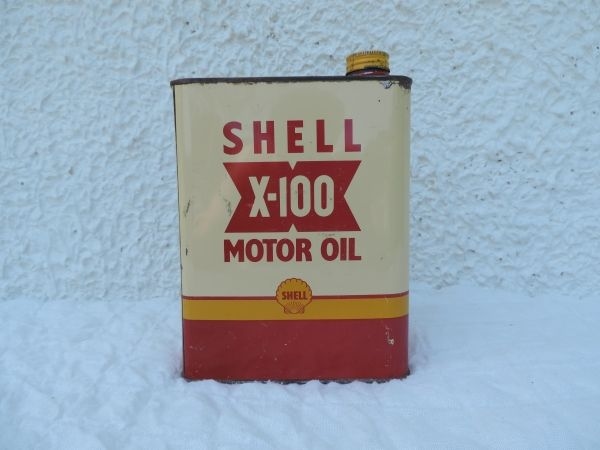 Bidon d'huile SHELL