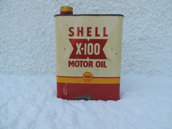 Bidon d'huile SHELL