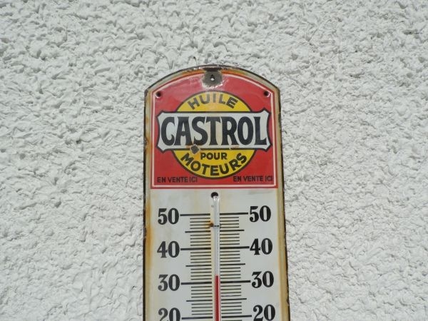 Plaque émaillée CASTROL