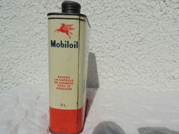 Bidon d'huile MOBILOIL
