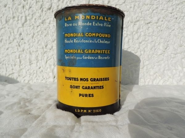 Pot de graisse LA MONDIALE
