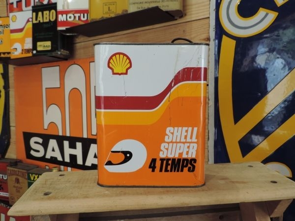 Bidon d'huile Shell