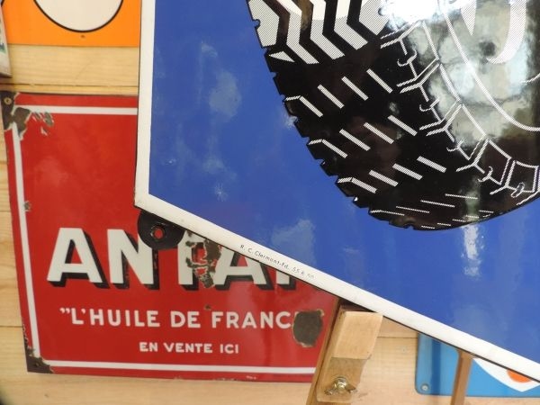 Plaque émaillée Michelin