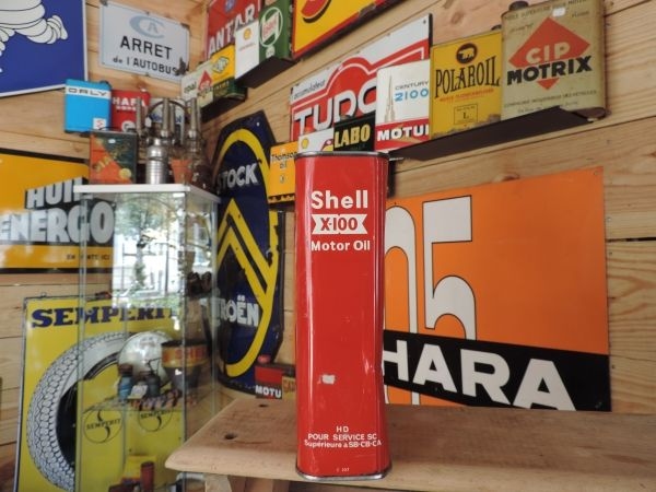 Bidon d'huile SHELL