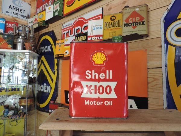 Bidon d'huile SHELL