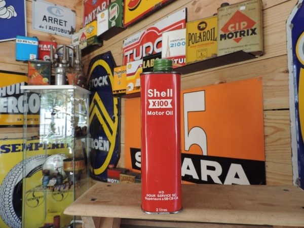 Bidon d'huile SHELL