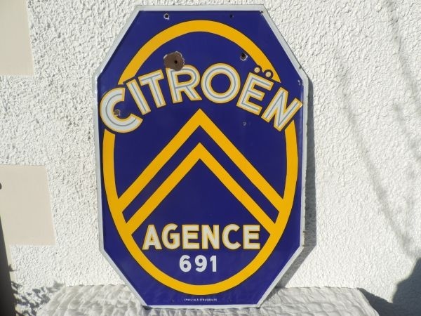 Plaque émaillée CITROEN
