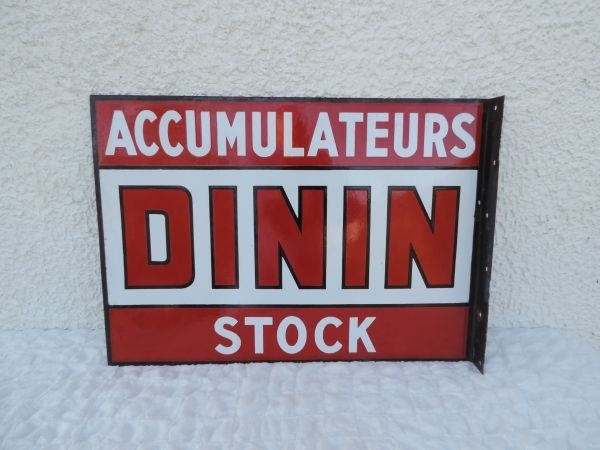 Plaque émaillée DININ