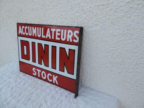 Plaque émaillée DININ