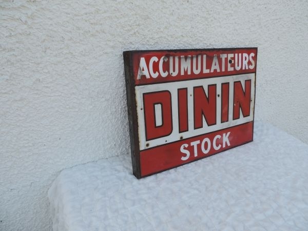 Plaque émaillée DININ