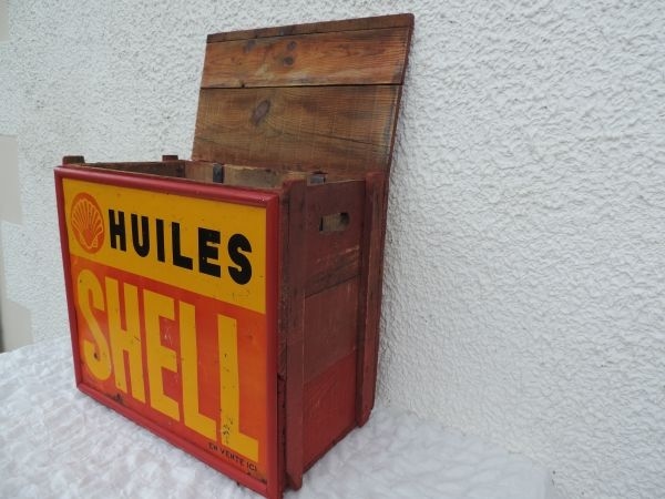 Caisse de transport de bidons SHELL