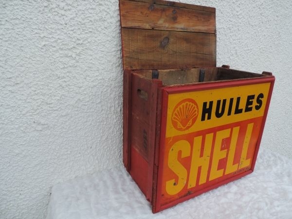 Caisse de transport de bidons SHELL