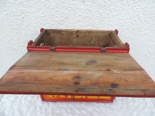 Caisse de transport de bidons SHELL