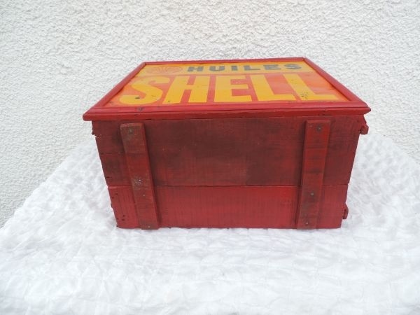 Caisse de transport de bidons SHELL