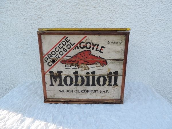 Caisse de transport de bidons MOBILOIL