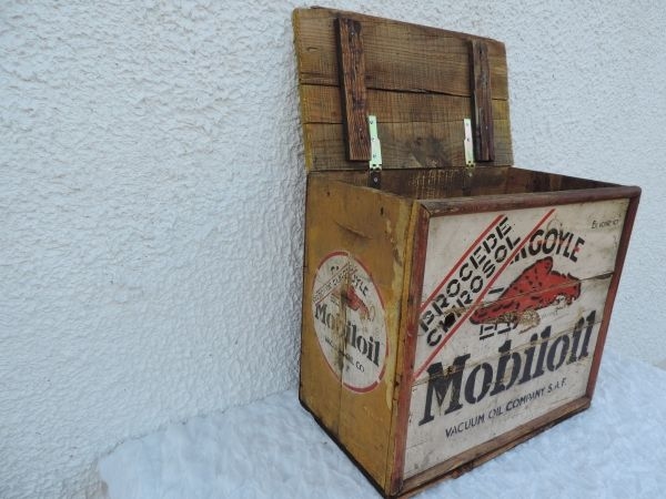 Caisse de transport de bidons MOBILOIL