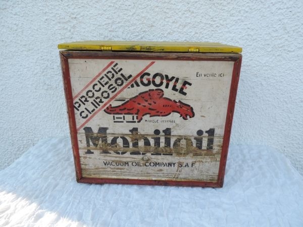 Caisse de transport de bidons MOBILOIL