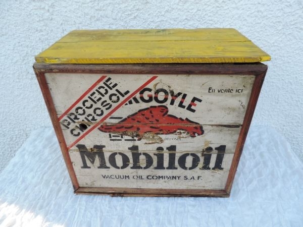 Caisse de transport de bidons MOBILOIL