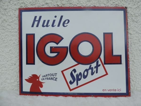 PLaque émaillée IGOL