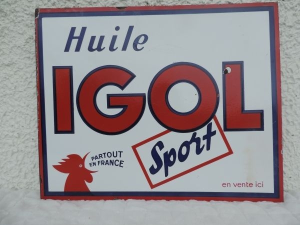 PLaque émaillée IGOL