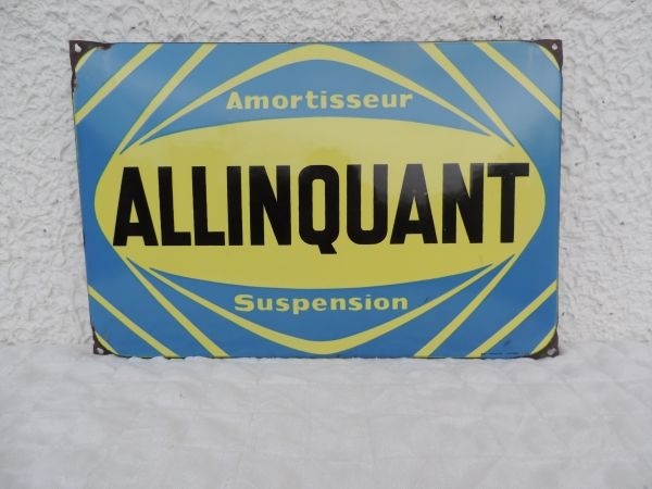 Plaque émaillée ALLINQUANT