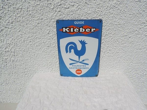 Plaque émaillée Kléber