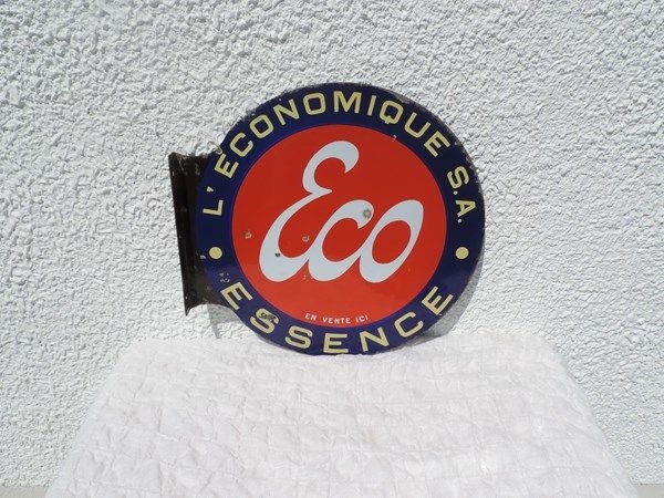 Plaque émaillée ECO drapeau
