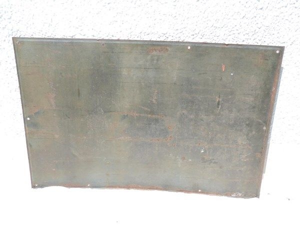 Plaque émaillée Mobiloil