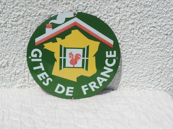 Plaque émaillée Gîtes de France