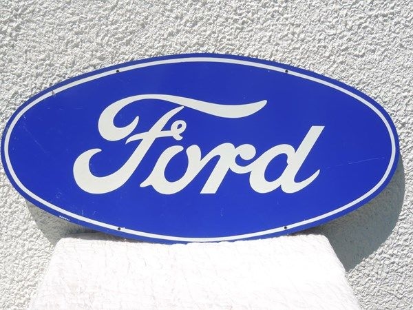 Tôle publicitaire FORD