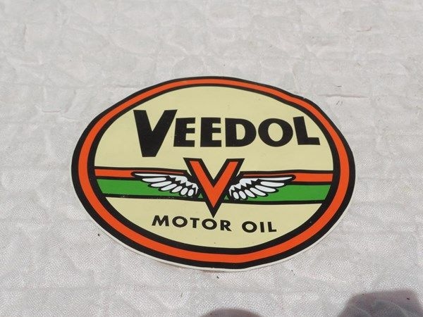 Sticker Veedol rond