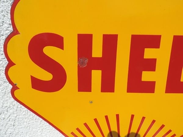 Plaque émaillée Shell