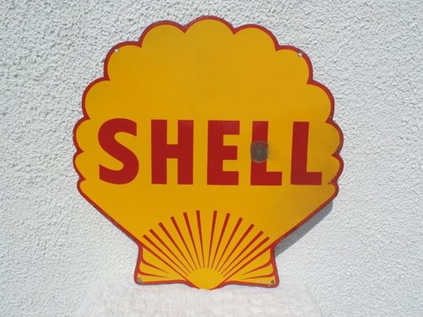 Plaque émaillée Shell