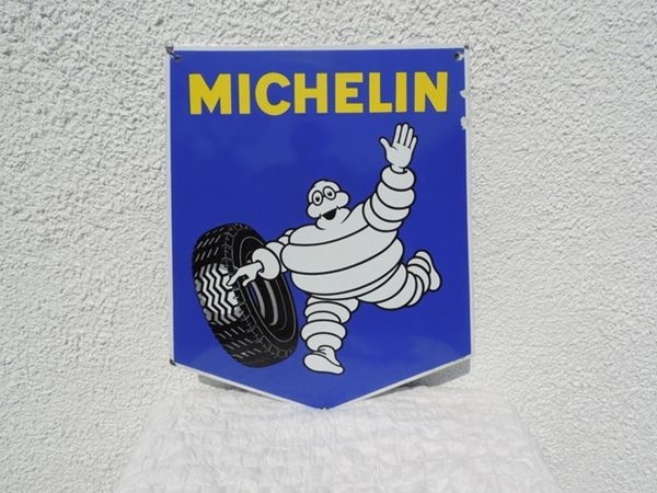Plaque émaillée Michelin