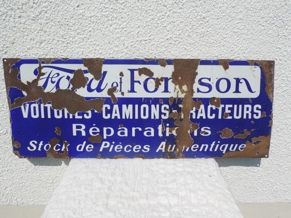 Plaque émaillée FORD